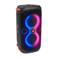 JBL Partybox 110 - Black - Portable party speaker with 160W powerful sound, built-in lights and splashproof design. - Hero