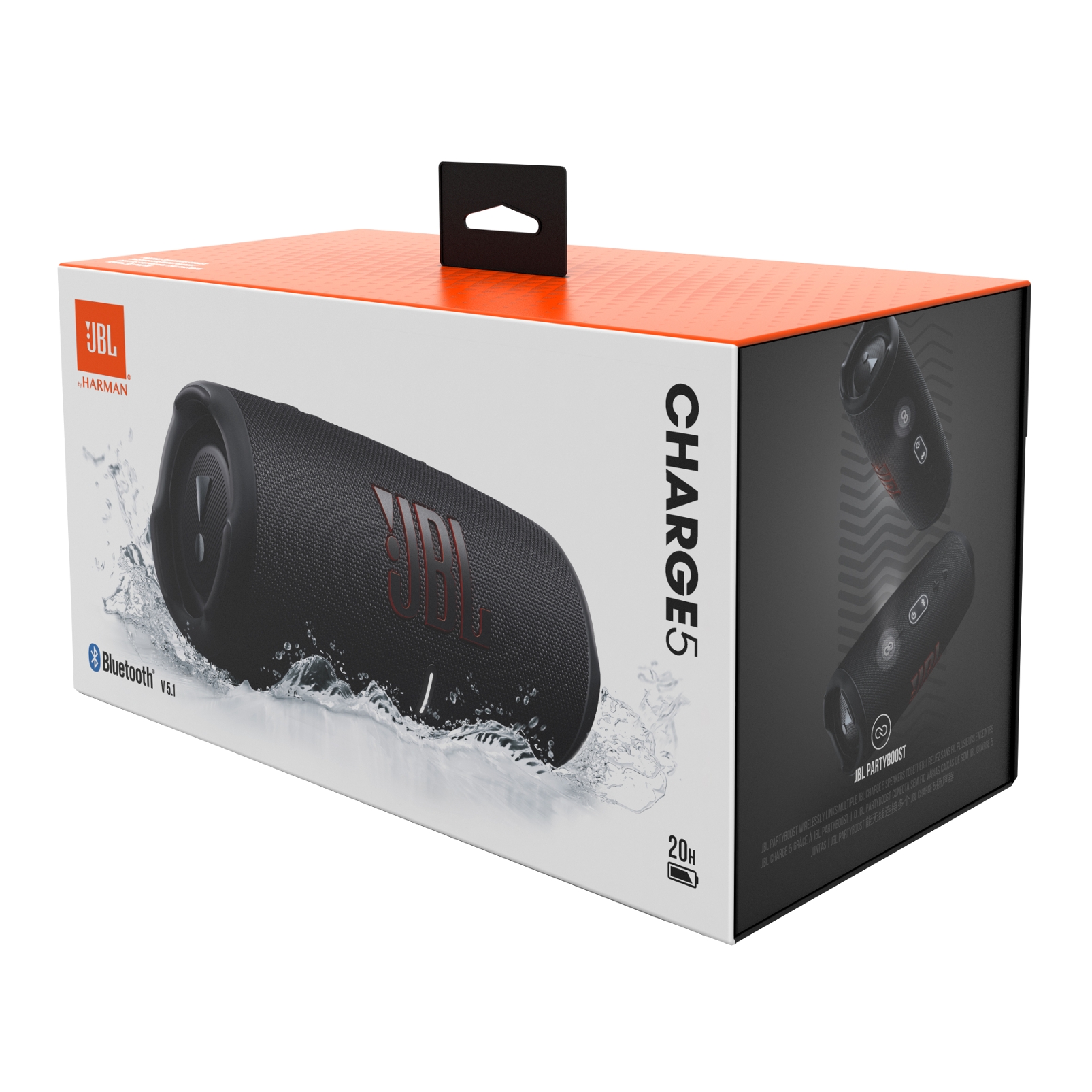JBL Charge 5 | Altavoz portátil resistente al agua con batería integrada
