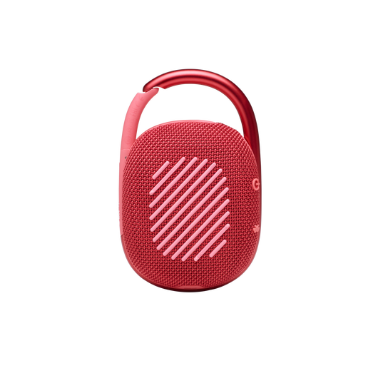 JBL Clip 4 - Red - Ultra-portable Waterproof Speaker - Back