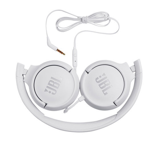 JBL Tune 500 - White - Wired on-ear headphones - Detailshot 1