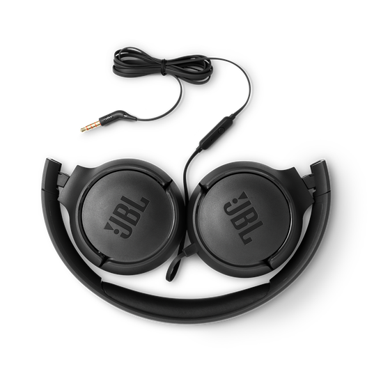 JBL Tune 500 - Black - Wired on-ear headphones - Detailshot 1