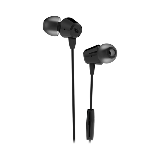 JBL C50HI - Black - In-Ear Headphones - Hero