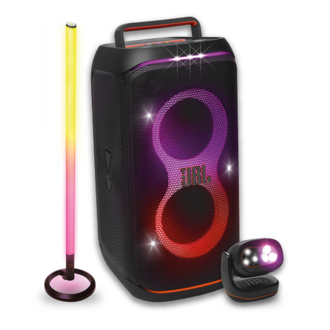 Combo Especial: JBL Partybox Club 120 + JBL Partylight Beam + Partylight StickCombo Especial: JBL Partybox Club 120 + JBL Partylight Beam + Partylight Stick Combo Especial: JBL Partybox Club 120 + JBL Partylight Beam + Partylight Stick