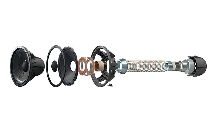 Project Everest DD67000 Altavoces de tres capas dobles de 380 mm (capas de pulpa pura encima y debajo de un núcleo de inyección de espuma) tipo sándwich. - Image