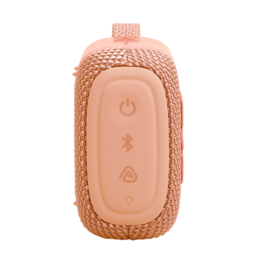 JBL Go 5 - Orange - Ultra-portable waterproof and drop-proof speaker with JBL legendary sound and ambient edge lighting - Right image number null