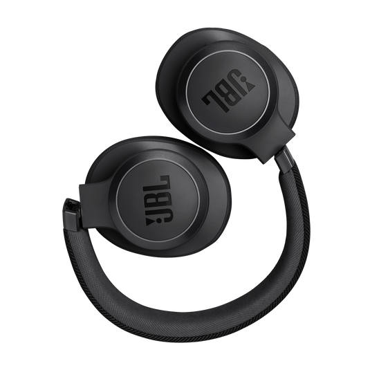 JBL Live 770NC - Black - Wireless Over-Ear Headphones with True Adaptive Noise Cancelling - Detailshot 5 image number null