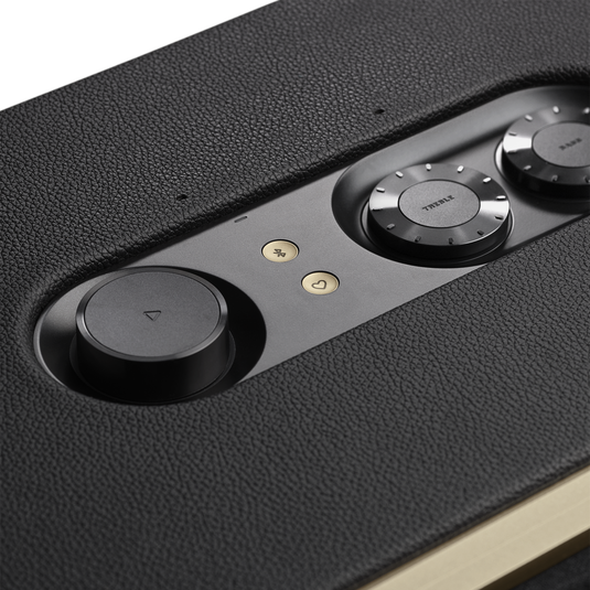 JBL Authentics 500 - Black - Hi-fidelity smart home speaker with Wi-Fi, Bluetooth and Voice Assistants with retro design. - Detailshot 5 image number null