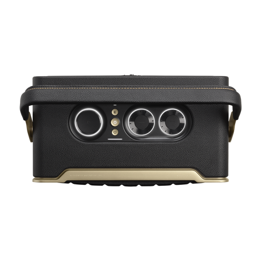 JBL Authentics 300 - Black - Portable smart home speaker with Wi-Fi, Bluetooth and voice assistants with retro design. - Top image number null