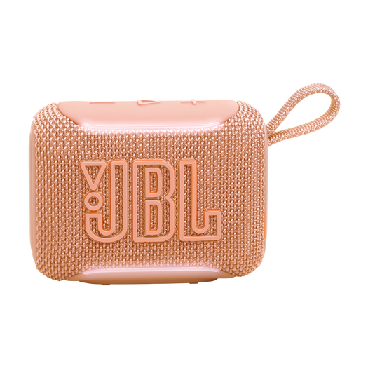 JBL Go 5 - Orange - Ultra-portable waterproof and drop-proof speaker with JBL legendary sound and ambient edge lighting - Front image number null