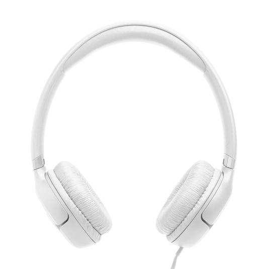 JBL Tune 530 Wired - White - Wired on-ear headphones - Top image number null