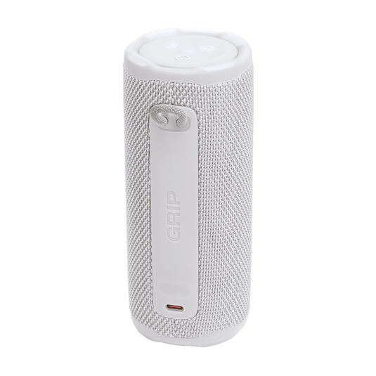 JBL Grip - White - Compact Bluetooth speaker with bold JBL Pro Sound and ambient light - Back image number null