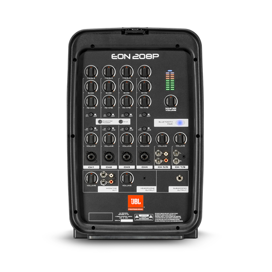 JBL EON208P - Black - Portable 8 in. 2-Way PA with Powered 8-Channel Mixer and Bluetooth&reg; - Detailshot 1 image number null
