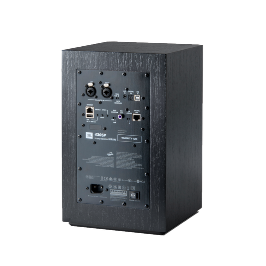 4305P Studio Monitor - Black Walnut - Powered Bookshelf Loudspeaker System - Detailshot 7 image number null