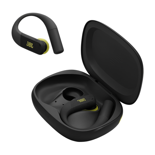 JBL Endurance Peak 4 - Black / Lime - True Wireless Noise Cancelling Sport Earbuds - Detailshot 8 image number null