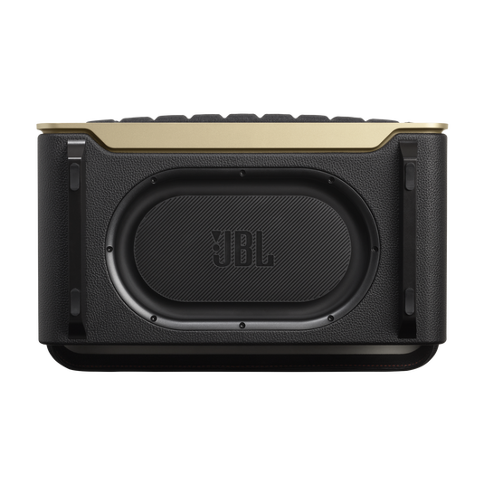 JBL Authentics 300 - Black - Portable smart home speaker with Wi-Fi, Bluetooth and voice assistants with retro design. - Bottom image number null