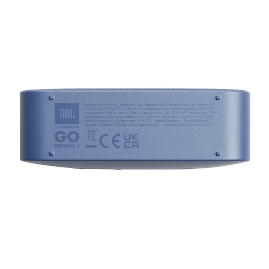JBL Go Essential 2 - Blue - Portable Waterproof Speaker - Bottom image number null
