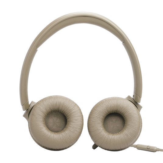 JBL Tune 530 Wired - Beige - Wired on-ear headphones - Left image number null