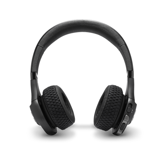UA Sport Wireless Train &ndash; Engineered by JBL - Black - Wireless on-ear headphone built for the gym - Front image number null