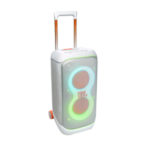 JBL PartyBox Stage 320 - White - Portable party speaker with wheels - Hero Image of JBL PartyBox Stage 320