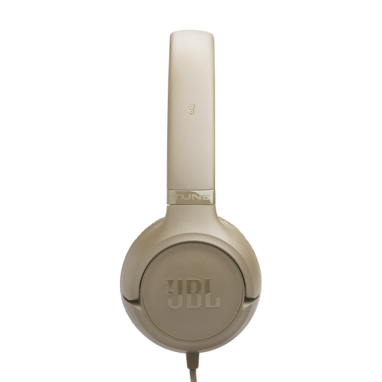 JBL Tune 530 Wired - Beige - Wired on-ear headphones - Detailshot 3 image number null
