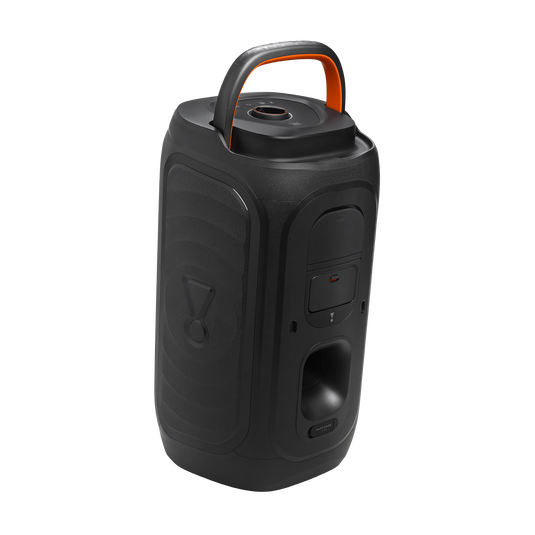 JBL PartyBox 130 - Black - Portable party speaker with JBL legendary sound, a dynamic lightshow and a foldable ergonomic handle - Back image number null