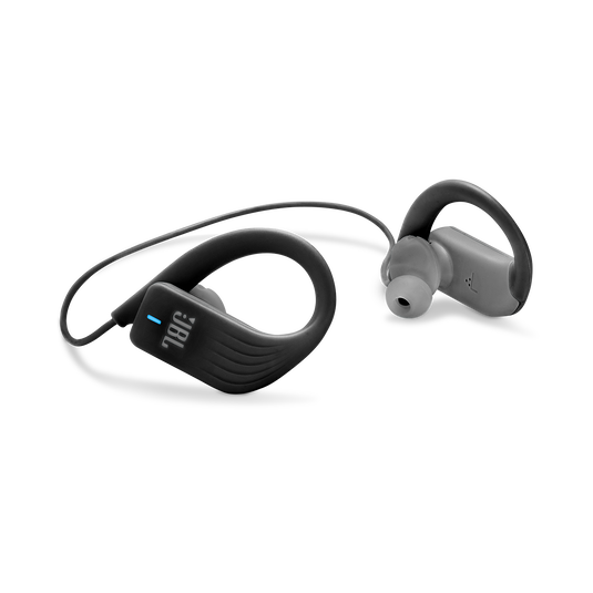 JBL Endurance SPRINT - Black - Waterproof Wireless In-Ear Sport Headphones - Detailshot 1 image number null
