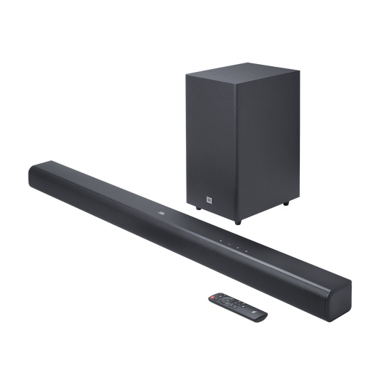 JBL Cinema SB580 - Black - 3.1 Channel Soundbar with Virtual Dolby Atmos® and Wireless Subwoofer - Hero image number null