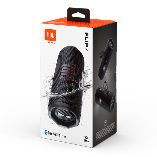 JBL Flip 7 - Black - Portable waterproof and drop-proof  speaker - Detailshot 9 image number null