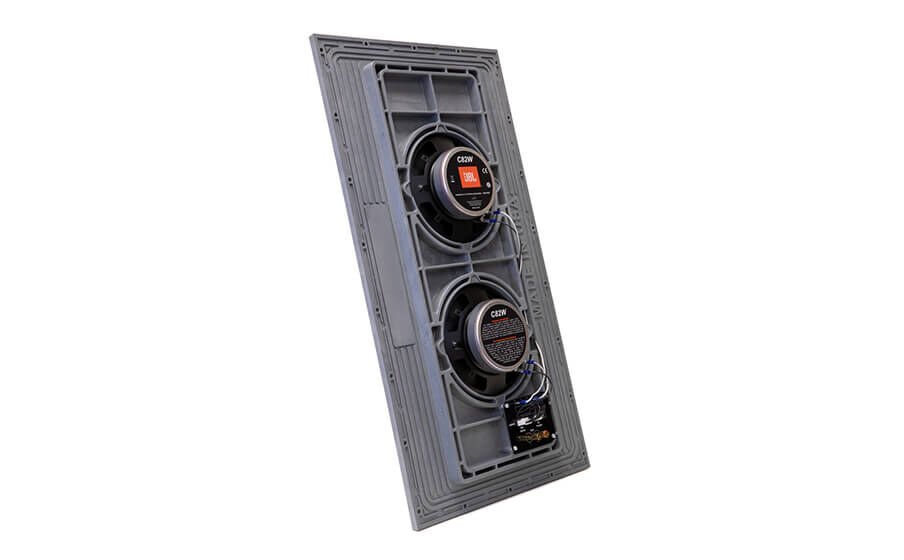 Conceal C82W Diseño de doble panel, cada uno con controladores transductores de baja frecuencia dobles de 200 mm. - Image
