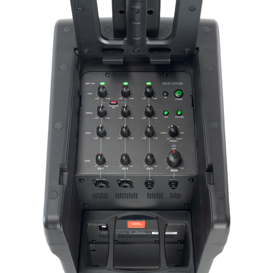 JBL IRX ONE (220V) - Black - All-in-One Column PA with Built-In Mixer and Bluetooth Streaming - Detailshot 5 image number null