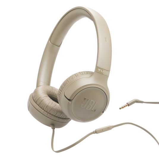 JBL Tune 530 Wired - Beige - Wired on-ear headphones - Hero image number null
