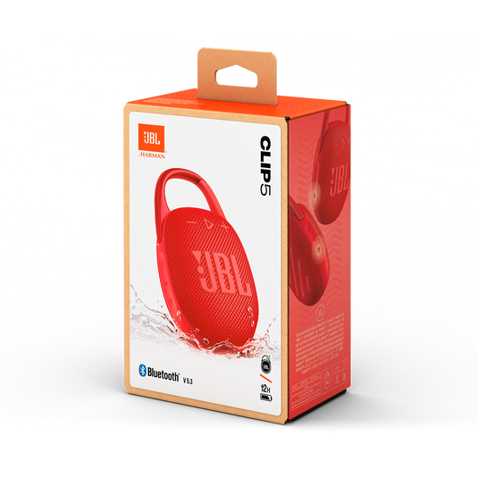 JBL Clip 5 - Red - Ultra-portable waterproof speaker - Detailshot 15 image number null