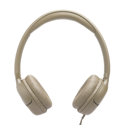 JBL Tune 530 Wired - Beige - Wired on-ear headphones - Top image number null