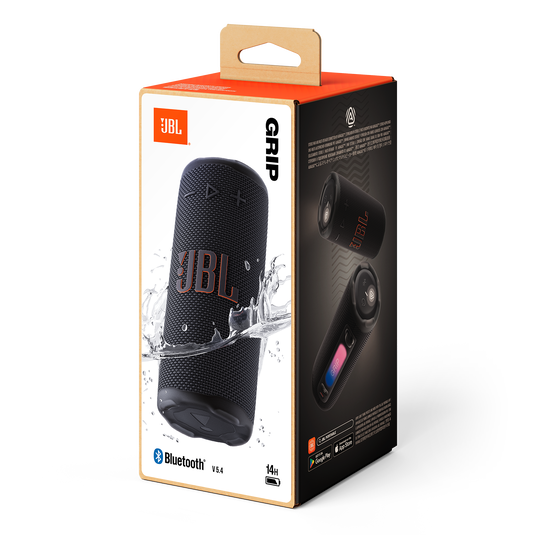 JBL Grip - Black - Compact Bluetooth speaker with bold JBL Pro Sound and ambient light - Detailshot 3 image number null