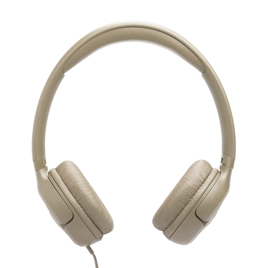 JBL Tune 530 Wired - Beige - Wired on-ear headphones - Front image number null