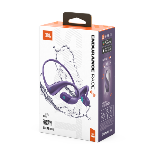 JBL Endurance Pace - Purple - Open-Ear Sport Headphones - Detailshot 15 image number null