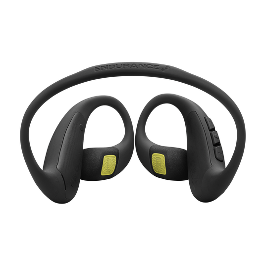 JBL Endurance Pace - Black / Lime - Open-Ear Sport Headphones - Front image number null