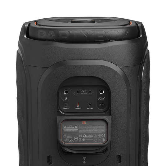 JBL PartyBox 130 - Black - Portable party speaker with JBL legendary sound, a dynamic lightshow and a foldable ergonomic handle - Detailshot 2 image number null