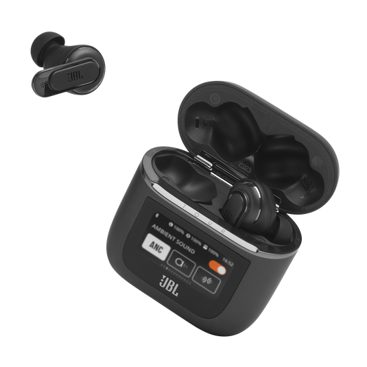 JBL Tour Pro 2 - Black - True wireless Noise Cancelling earbuds - Detailshot 4 image number null