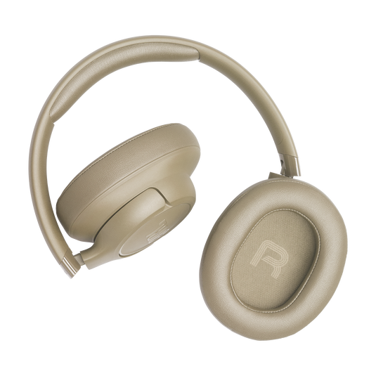 JBL Tune 730BT - Beige - Wireless over-ear headphones - Detailshot 2 image number null