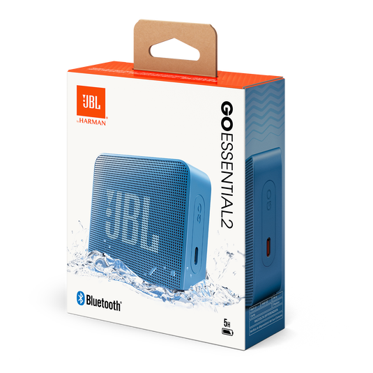 JBL Go Essential 2 - Blue - Portable Waterproof Speaker - Detailshot 8 image number null