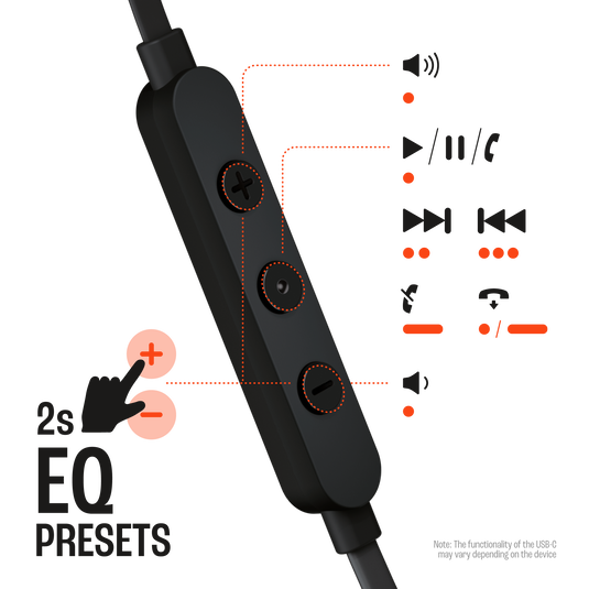 JBL Tune 310C USB | Auriculares intraaurales de alta resolución