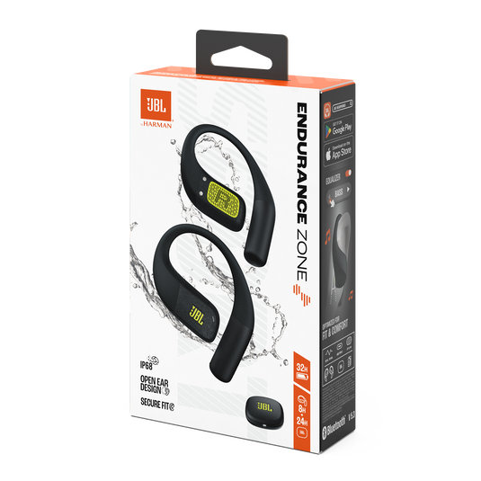 JBL Endurance Zone - Black / Lime - True Wireless open-ear sport headphones - Detailshot 15 image number null