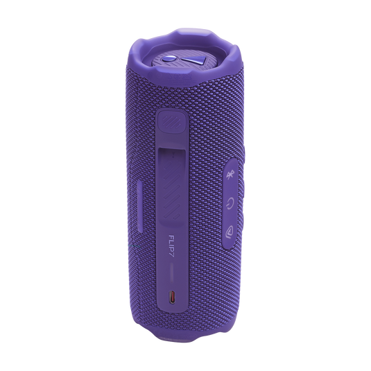 JBL Flip 7 - Purple - Portable waterproof and drop-proof speaker - Back image number null