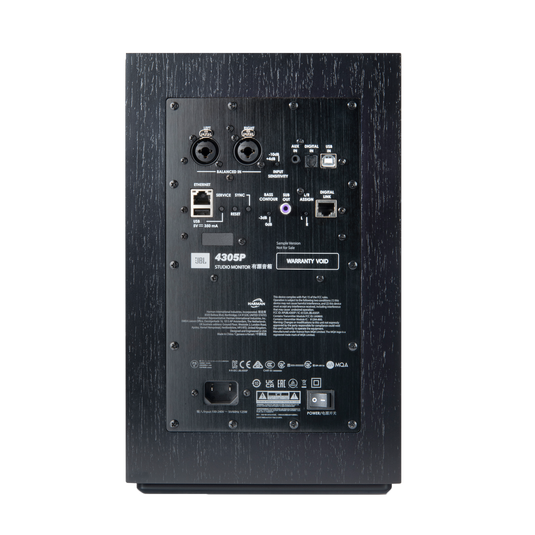 4305P Studio Monitor - Black Walnut - Powered Bookshelf Loudspeaker System - Detailshot 8 image number null