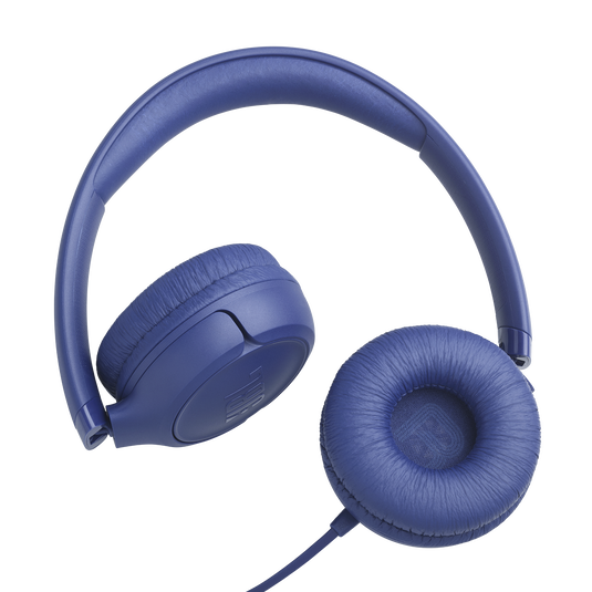 JBL Tune 530 Wired - Blue - Wired on-ear headphones - Detailshot 1 image number null