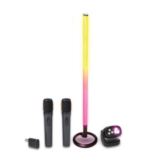 PartyLight Stick + PartyLight Beam + PartyBox Wireless Mic (Combo) image number null
